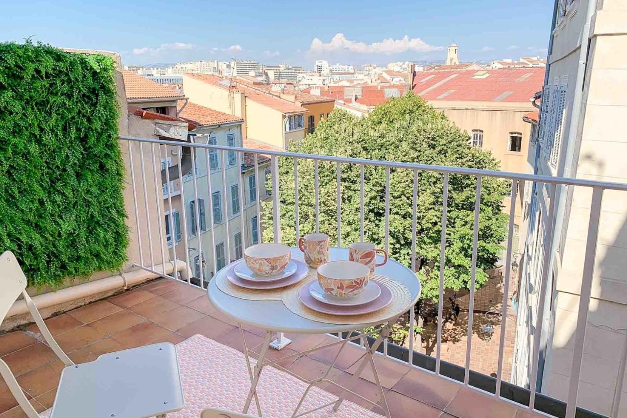 شقة Le Perchoir - Terrasse & Clim Au Coeur Du Panier مارسيليا المظهر الخارجي الصورة